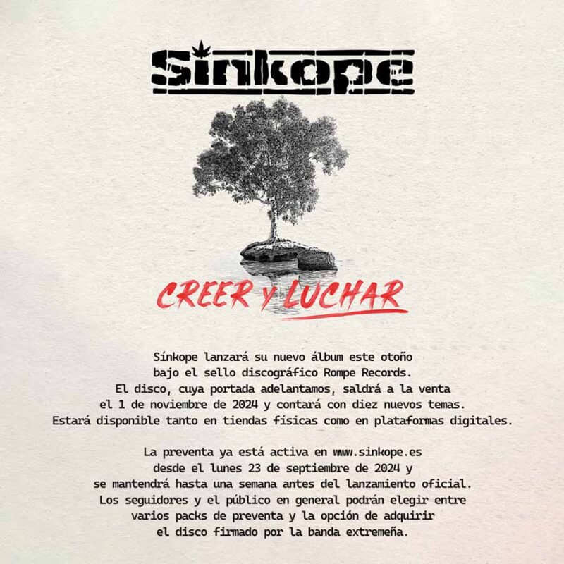 Anuncio Nuevo Album